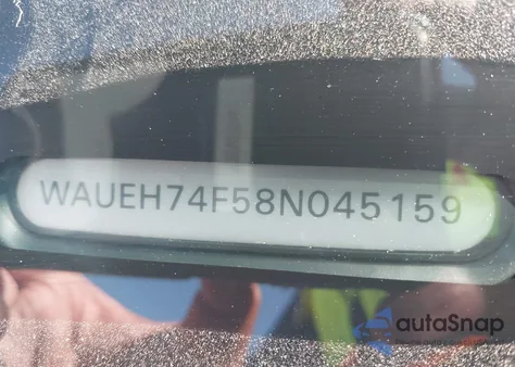 2008 Audi A6 3.2 z USA, uszkodzony, nr VIN WAUEH74F58N045159